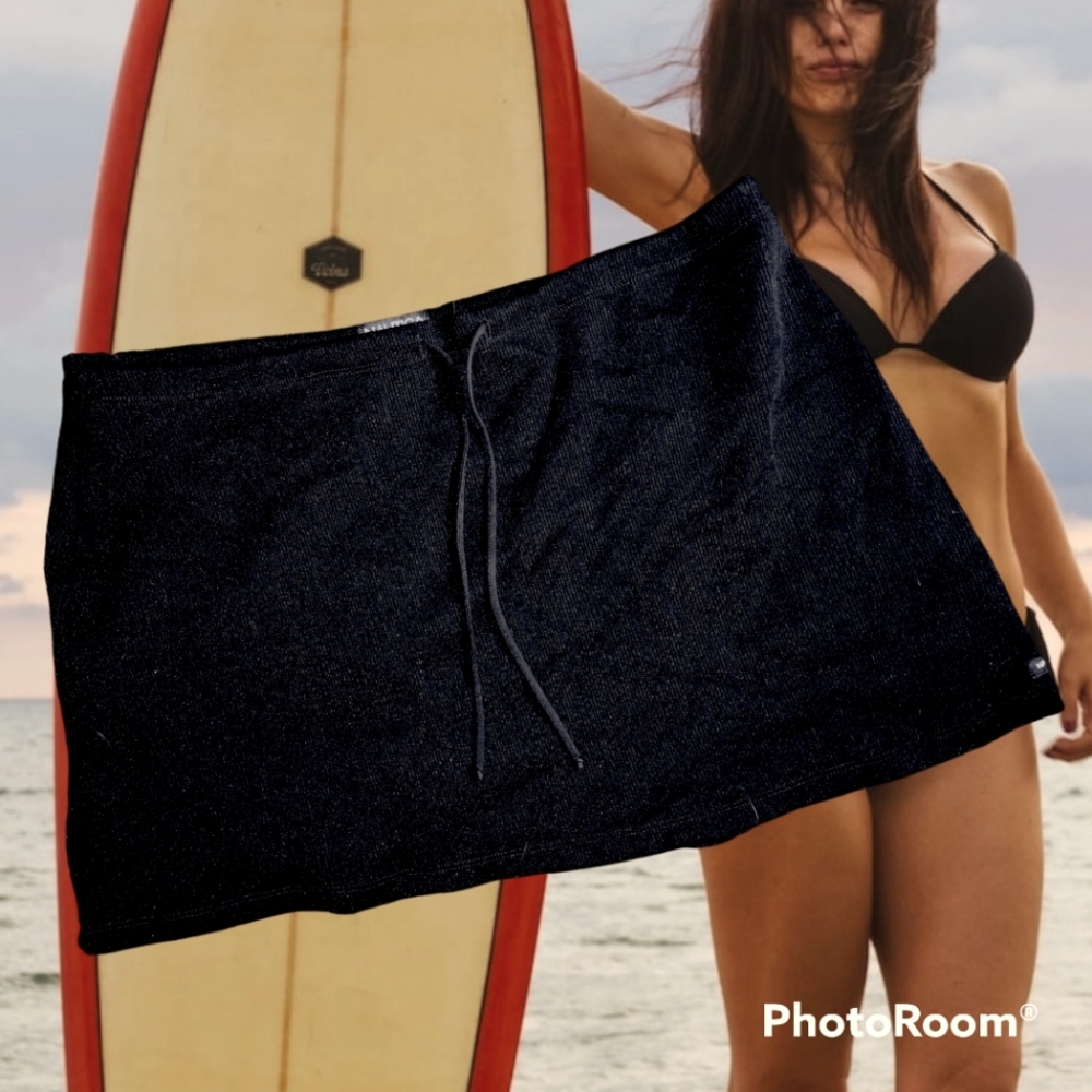 NAUTICA | Black Bikini Swimsuit Skirt Plus Size L